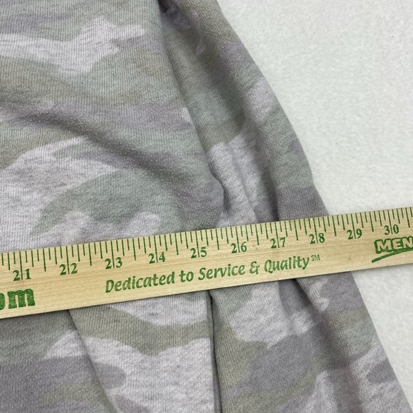 Aerie Oversized Camo Sweatshirt Size XL Green Muted Terry Loungewear Athleisure - Picture 4 of 10